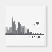 Frankfurt Skyline Kühlschrank Magnet (Voorkant)