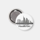 Frankfurt Skyline Kühlschrank Magnet (Voorkant / Achterkant)