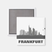 Frankfurt Skyline Kühlschrank Magnet (Voorkant / Achterkant)