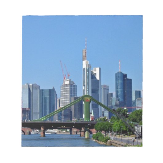 Frankfurt skyline notitieblok (Voorkant)