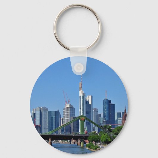 Frankfurt skyline sleutelhanger (Voorkant)