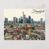 Frankfurt view briefkaart (Voorkant)