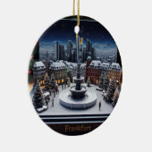 Frankfurt Wonderland: 3D kerstversiering Keramisch Ornament (Rechts)