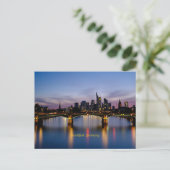 Frankfurtbrug, Duitsland Briefkaart (Staand voorkant)
