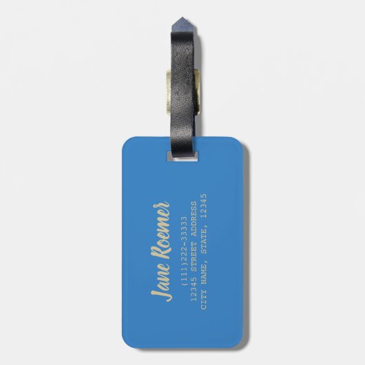 Frankfurter Roemer Duitsland Bagagelabel (Achterkant verticaal)