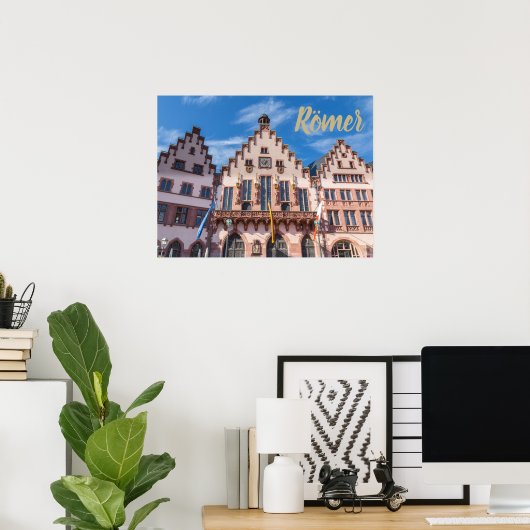 Frankfurter Roemer Duitsland Poster (Thuiskantoor)
