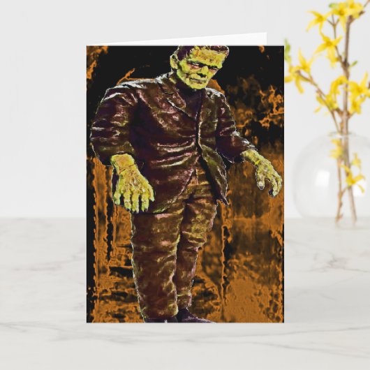 FRANKI FRANKENSTEIN KAART (Gele Bloem)