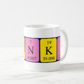 Franki Periodieke Naam mok (Voorkant rechts)