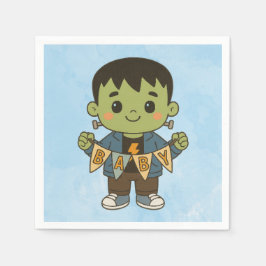 Frankie Baby Shower Napkins – Cute Monster-Themed Servet