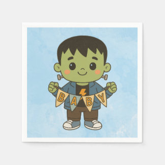 Frankie Baby Shower Napkins – Cute Monster-Themed Servet