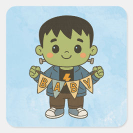 Frankie Baby Shower Sticker Sheet – Halloween Baby