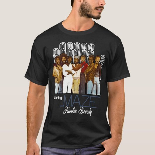 Frankie Beverly Maze Retro T-shirt (Voorkant)