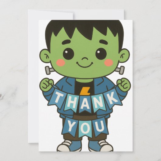 Frankie Boo Crew “Thank You” Card Bedankkaart (Voorkant)