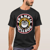 Frankie Bulldog Mannen shirt met nummer (Voorkant)