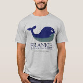 Frankie de boze 4-inch walvis T-shirt (Voorkant)