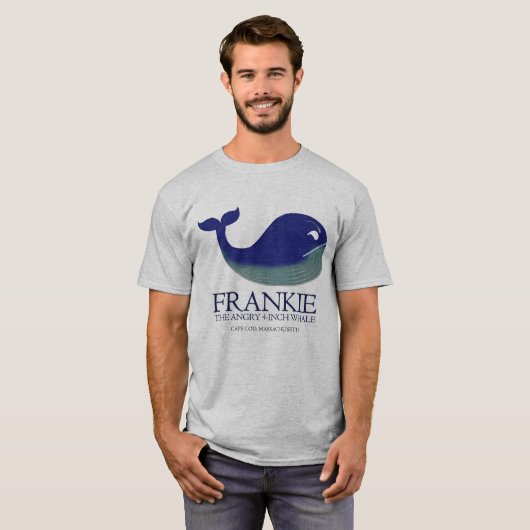 Frankie de boze 4-inch walvis T-shirt (Voorkant volledig)