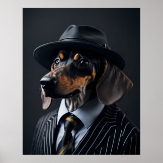 Frankie de Dashhound Poster