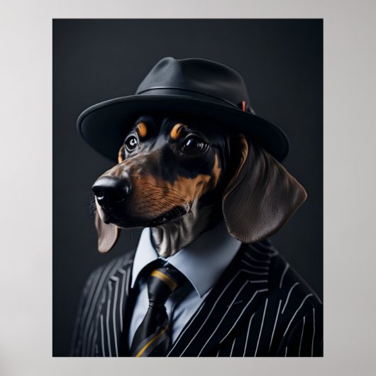 Frankie de Dashhound Poster (Voorkant)
