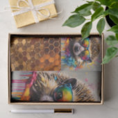 Frankie de zonnebril draagt egel tissuepapier (Geschenk)