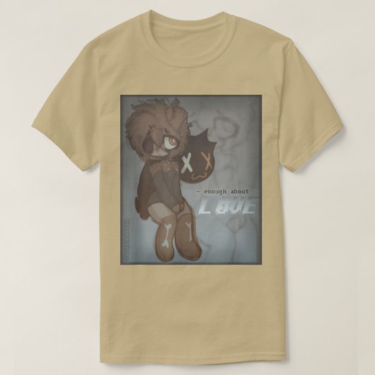 Frankie Furry Red Panda Fairy Grunge Aesthetische  T-shirt (Design voorkant)
