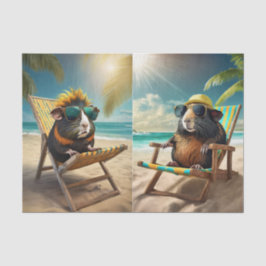 Frankie G & Gerald, Cavia's Go Vaca Tissuepapier