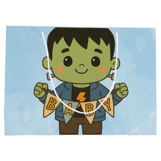 Frankie’s Baby Bash Baby Shower Gift Bags Groot Cadeauzakje (Achterkant)