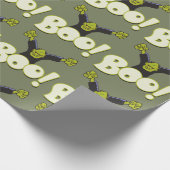 Frankie Superheld - Frankenstein Monster Halloween Cadeaupapier (Hoek)