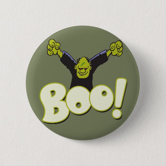 Frankie Superheld - Frankenstein Monster Halloween Ronde Button 5,7 Cm (Voorkant)