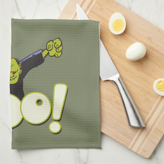 Frankie Superheld - Frankenstein Monster Halloween Theedoek (Quarter Fold)