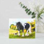 "Frankie & Tessa" Briefkaart (Staand voorkant)