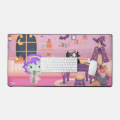 Frankie The Fabric Monster Seamstress Muismat Bureaumat (Keyboard & Muis)