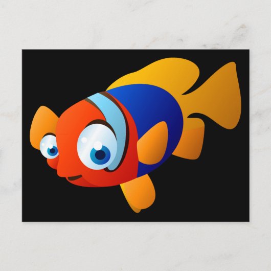Frankie The Fish Briefkaart (Voorkant)