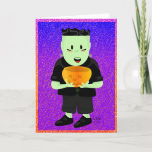 Frankie Trick or Treats Halloween Kaart