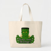 Frankie Zap me Baby. Grote Tote Bag (Voorkant)