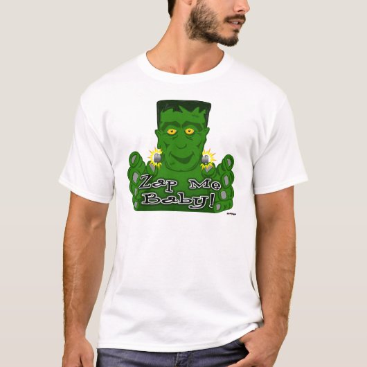 Frankie Zap me Baby. T-shirt (Voorkant)