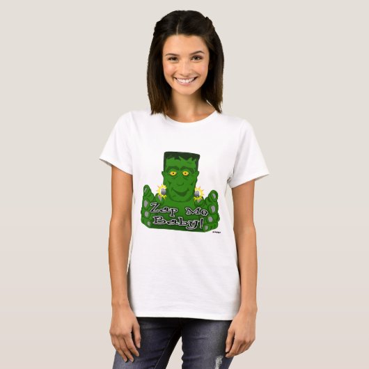 Frankie Zap me Baby. T-shirt (Voorkant volledig)