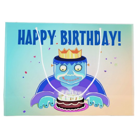 Frankie's verjaardag. (grote) cadeautas (Achterkant)