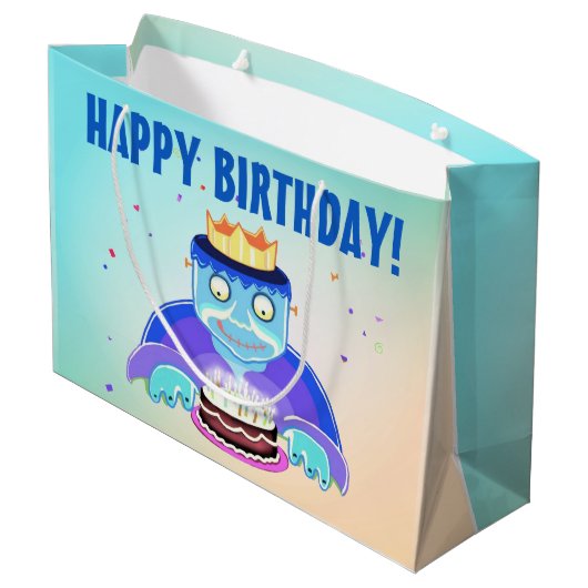 Frankie's verjaardag. (grote) cadeautas (Achterkant Gekanteld)