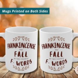 Frankincense en Herfst Mijn twee favoriete woorden Koffiemok