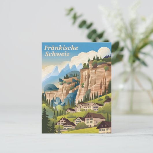 Fränkische Schweiz Frankisch Zwitserland Briefkaart (Staand voorkant)