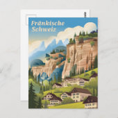 Fränkische Schweiz Frankisch Zwitserland Briefkaart (Voorkant / Achterkant)