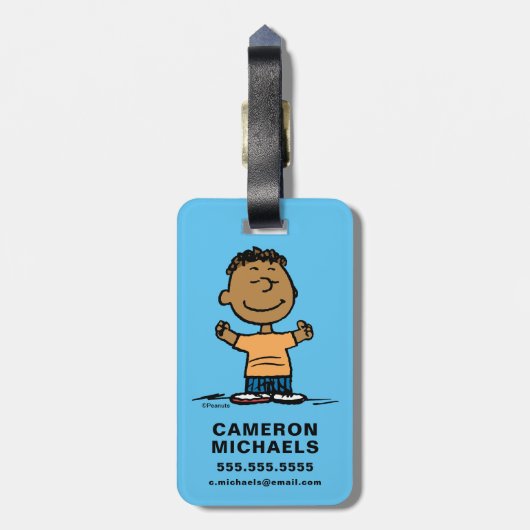 Franklin Arms Wide Bagagelabel (Achterkant verticaal)