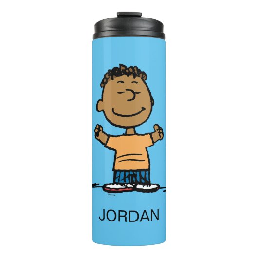 Franklin Arms Wide | Jouw namen toevoegen Thermosbeker (Voorkant)