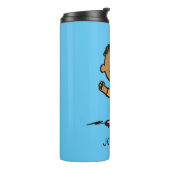 Franklin Arms Wide | Jouw namen toevoegen Thermosbeker (Gedraaid links)