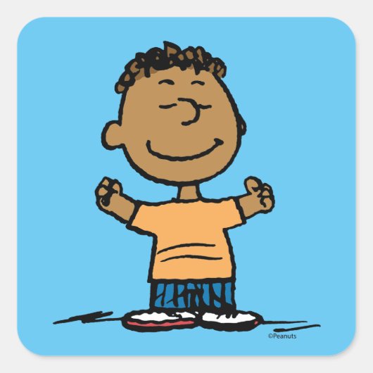 Franklin Arms Wide Vierkante Sticker (Voorkant)