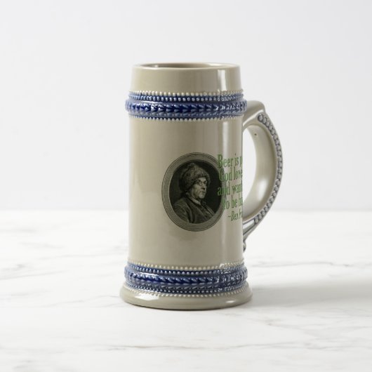 Franklin Beer Quote Bierpul (Voorkant rechts)