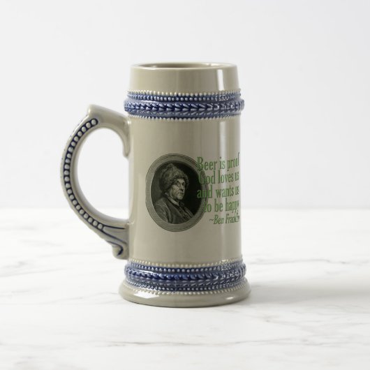 Franklin Beer Quote Bierpul (Links)