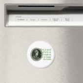 Franklin Beer Quote Magneet (Insitu (Vaatwasser))