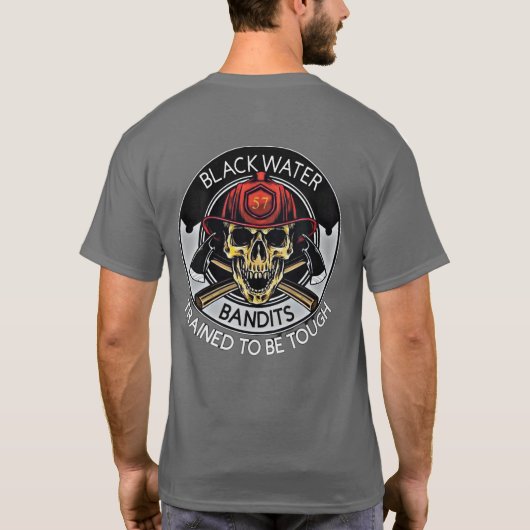 Franklin brand- en reddingsinstructeur t-shirt (Achterkant)