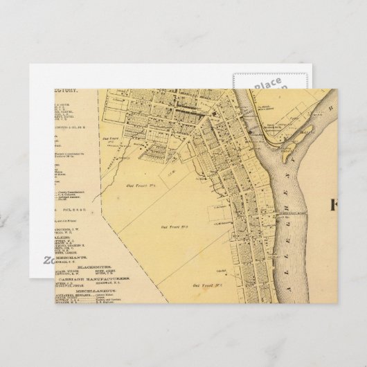 Franklin Briefkaart (Voorkant / Achterkant)